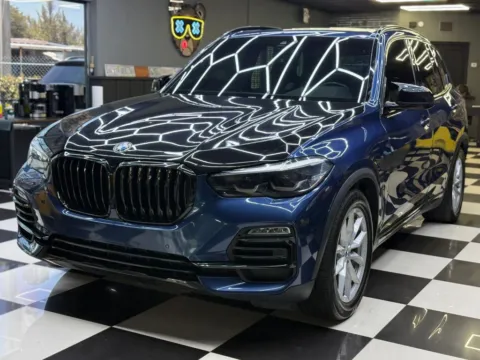 Blue 2019 BMW X5 xDrive40i Sport Utility 4D for sale in North Miami Beach, FL