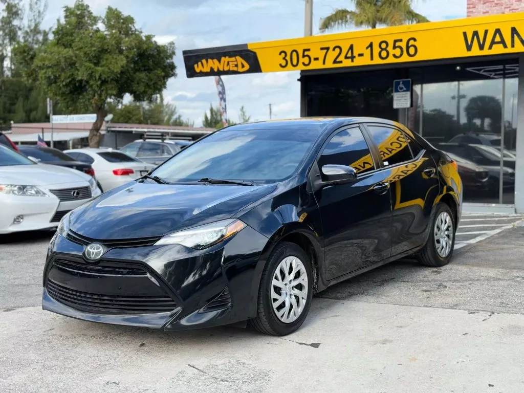 Black 2019 Toyota Corolla LE Sedan 4D for sale in North Miami Beach, FL