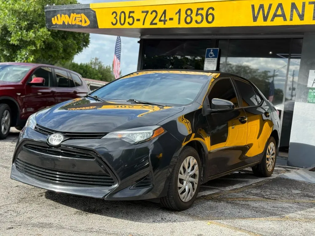 Black 2019 Toyota Corolla LE Sedan 4D for sale in North Miami Beach, FL