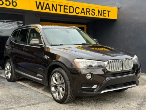 Another view of 2016 BMW X3 sDrive28i Sport Utility 4D for sale in North Miami Beach, FL at Wanted Cars