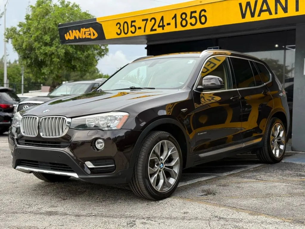 Black 2016 BMW X3 sDrive28i Sport Utility 4D for sale in North Miami Beach, FL