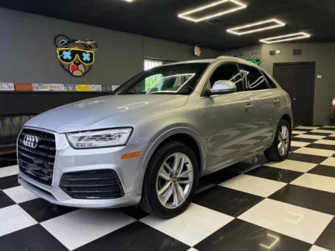 Silver 2018 Audi Q3 Premium Plus Sport Utility 4D for sale in North Miami Beach, FL