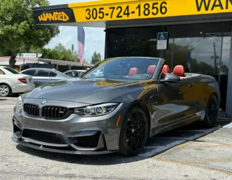 White 2018 BMW M4 Convertible 2D for sale in North Miami Beach, FL