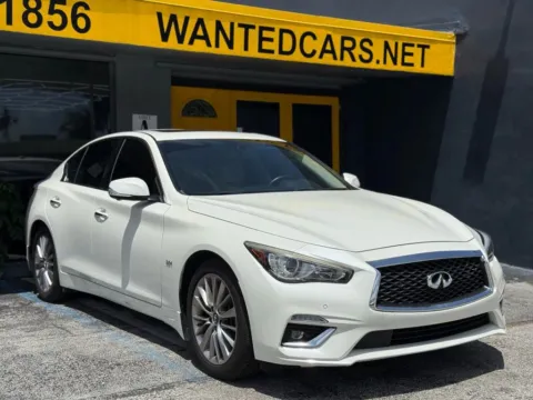 Another view of 2018 INFINITI Q50 3.0t LUXE Sedan 4D for sale in North Miami Beach, FL at Wanted Cars