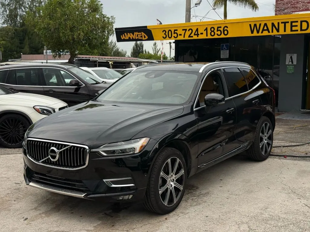 Black 2018 Volvo XC60 T5 Inscription Sport Utility 4D for sale in North Miami Beach, FL
