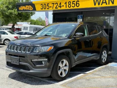 Green 2019 Jeep Compass Latitude Sport Utility 4D for sale in North Miami Beach, FL