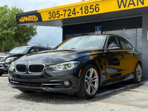 White 2018 BMW 3 Series 330e iPerformance Sedan 4D for sale in North Miami Beach, FL