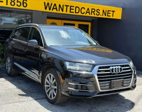 Another view of 2018 Audi Q7 3.0T Premium Plus Sport Utility 4D for sale in North Miami Beach, FL at Wanted Cars