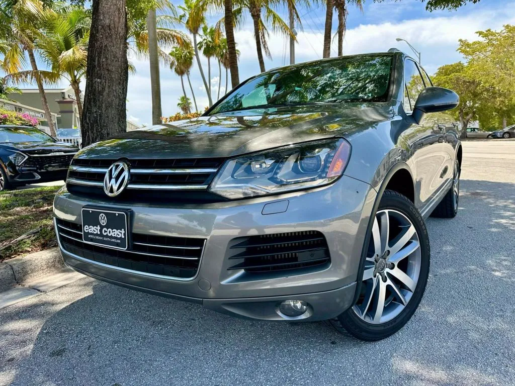 White 2011 Volkswagen Touareg TDI Executive Sport Utility 4D for sale in North Miami Beach, FL