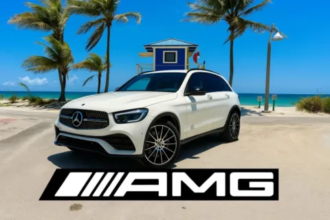 White 2018 Mercedes-Benz Mercedes-AMG GLC GLC 43 4MATIC Sport Utility 4D for sale in North Miami Beach, FL