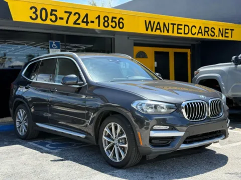 Another view of 2019 BMW X3 sDrive30i Sport Utility 4D for sale in North Miami Beach, FL at Wanted Cars