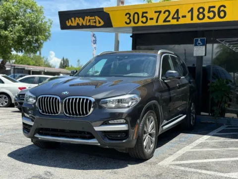 White 2019 BMW X3 sDrive30i Sport Utility 4D for sale in North Miami Beach, FL
