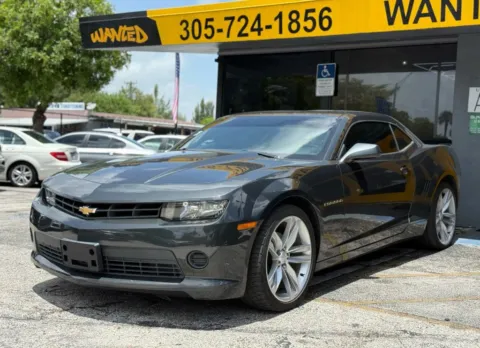 Blue 2015 Chevrolet Camaro LS Coupe 2D for sale in North Miami Beach, FL