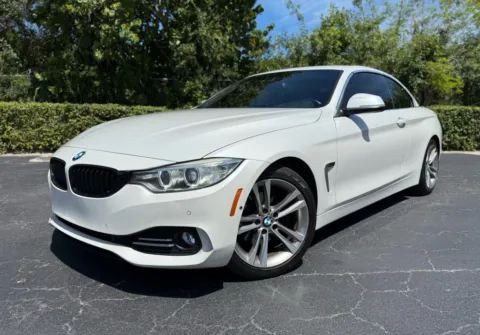 White 2017 BMW 4 Series 430i Convertible 2D for sale in North Miami Beach, FL