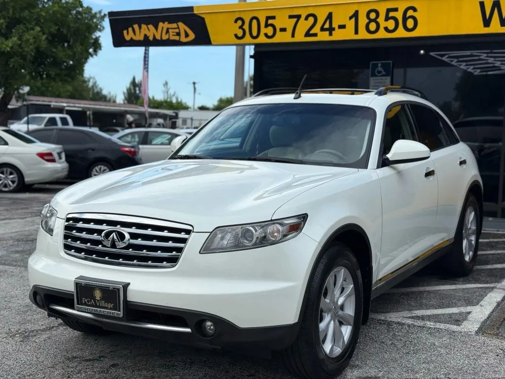 Orange 2006 INFINITI FX 35 Sport Utility 4D for sale in North Miami Beach, FL
