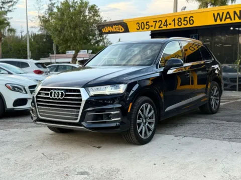 Black 2017 Audi Q7 3.0T Premium Plus Sport Utility 4D for sale in North Miami Beach, FL
