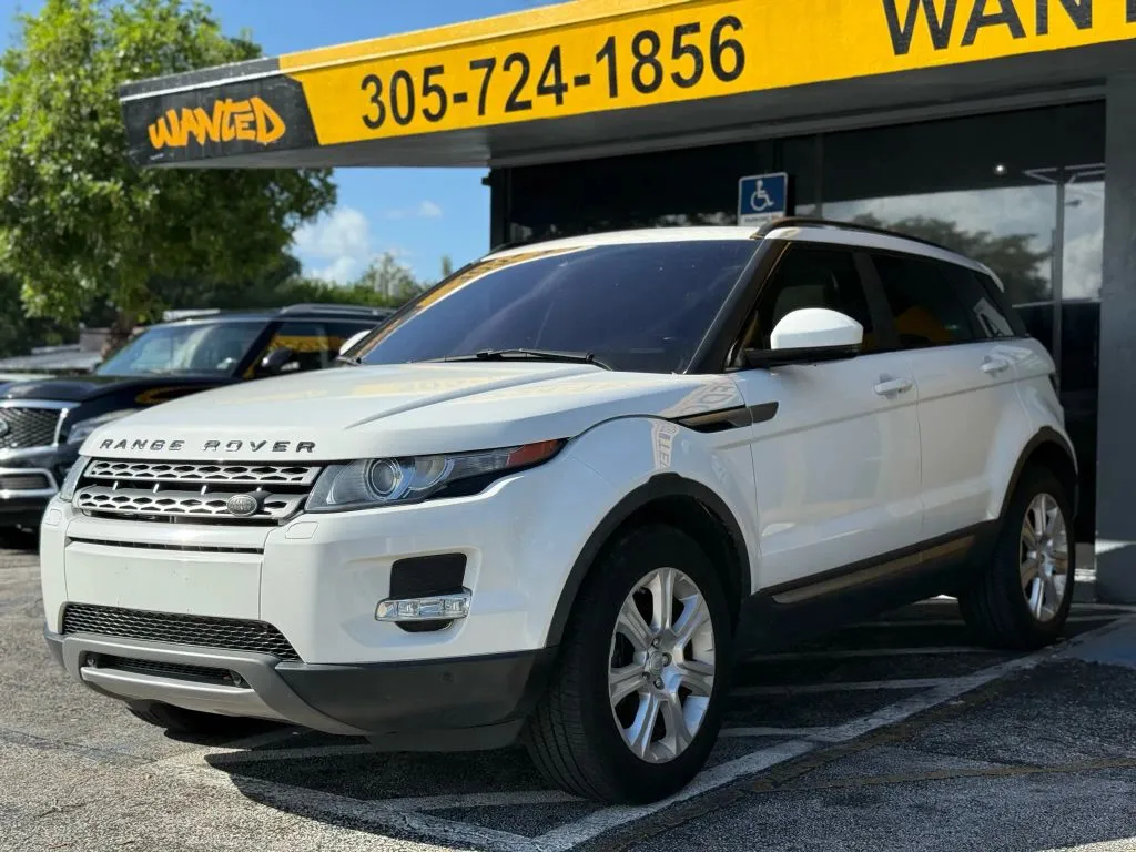 Green 2014 Land Rover Range Rover Evoque Pure Plus Sport Utility 4D for sale in North Miami Beach, FL