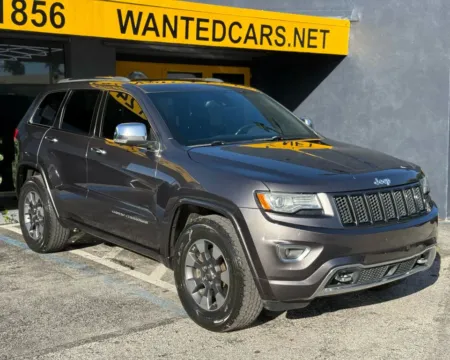 Another view of 2015 Jeep Grand Cherokee Overland Sport Utility 4D for sale in North Miami Beach, FL at Wanted Cars