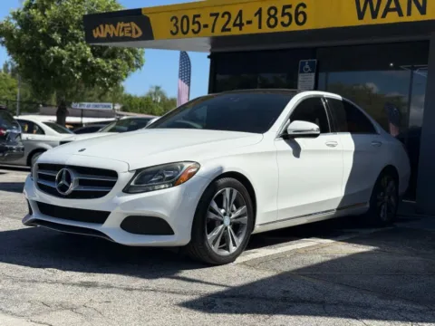 Yellow 2016 Mercedes-Benz C-Class C 300 Sedan 4D for sale in North Miami Beach, FL