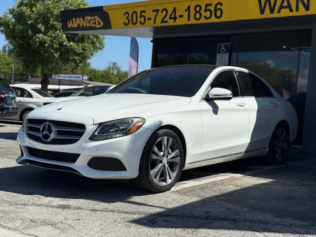 Yellow 2016 Mercedes-Benz C-Class C 300 Sedan 4D for sale in North Miami Beach, FL