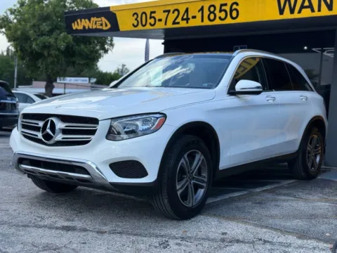 White 2018 Mercedes-Benz GLC 300 Sport Utility 4D for sale in North Miami Beach, FL