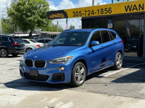 Gray 2018 BMW X1 xDrive28i Sport Utility 4D for sale in North Miami Beach, FL