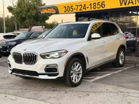 White 2020 BMW X5 xDrive40i Sport Utility 4D for sale in North Miami Beach, FL