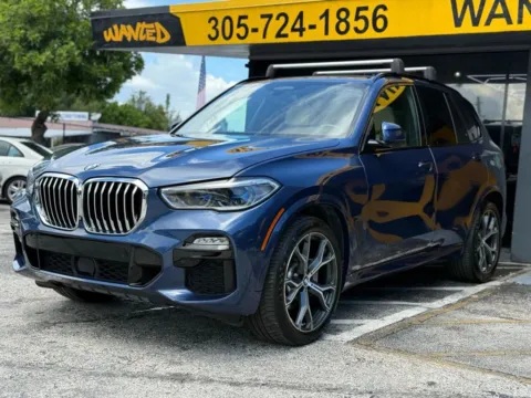 White 2019 BMW X5 xDrive40i Sport Utility 4D for sale in North Miami Beach, FL