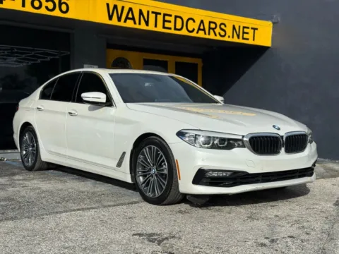 Another view of 2018 BMW 5 Series 530i Sedan 4D for sale in North Miami Beach, FL at Wanted Cars