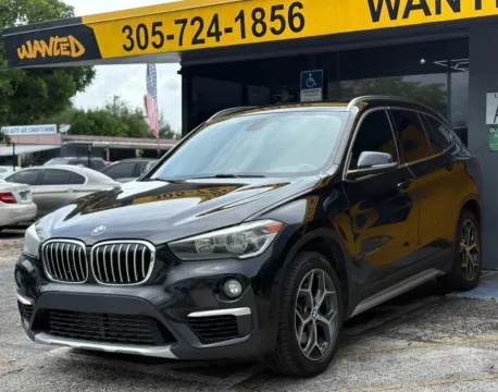 Black 2018 BMW X1 sDrive28i Sport Utility 4D for sale in North Miami Beach, FL
