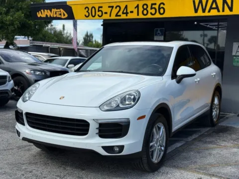 Gray 2016 Porsche Cayenne Sport Utility 4D for sale in North Miami Beach, FL