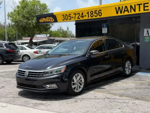 Black 2018 Volkswagen Passat 2.0T SE Sedan 4D for sale in North Miami Beach, FL