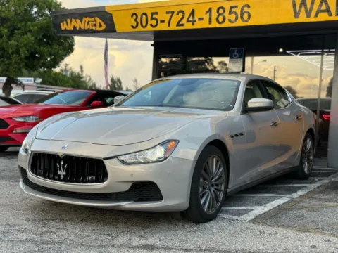 White 2017 Maserati Ghibli Sedan 4D for sale in North Miami Beach, FL