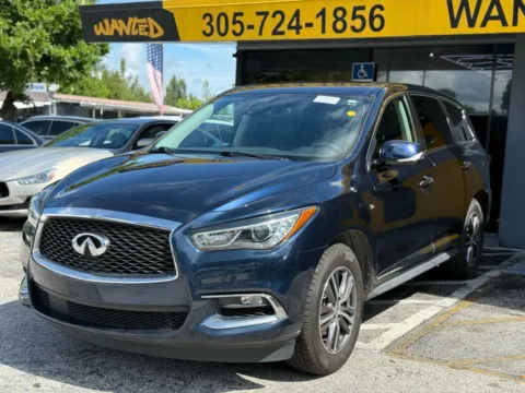 Black 2019 INFINITI QX60 PURE Sport Utility 4D for sale in North Miami Beach, FL