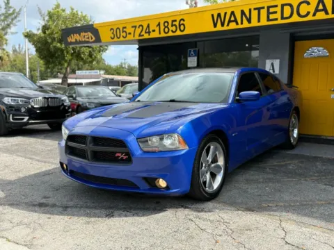 Silver 2013 Dodge Charger R/T Sedan 4D for sale in North Miami Beach, FL