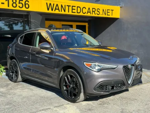 Another view of 2019 Alfa Romeo Stelvio Ti Sport Utility 4D for sale in North Miami Beach, FL at Wanted Cars