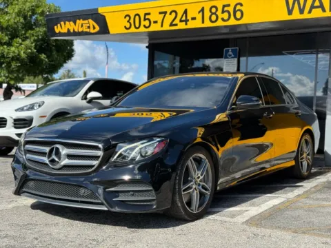 Black 2018 Mercedes-Benz E-Class E 300 Sedan 4D for sale in North Miami Beach, FL