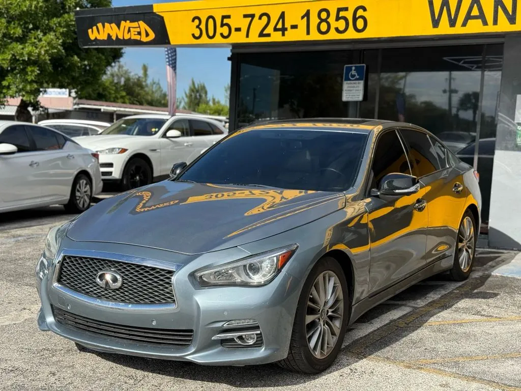 Black 2017 INFINITI Q50 3.0t Premium Sedan 4D for sale in North Miami Beach, FL