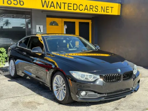 Another view of 2015 BMW 4 Series 428i Coupe 2D for sale in North Miami Beach, FL at Wanted Cars
