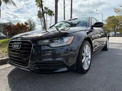 Black 2014 Audi A6 2.0T Premium Plus Sedan 4D for sale in North Miami Beach, FL