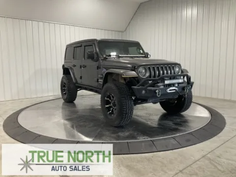 Gray 2018 Jeep Wrangler Unlimited Sahara for sale in Fort Wayne, IN