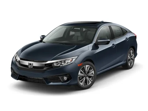Gray 2017 Honda Civic EX-L for sale in Fort Wayne, IN