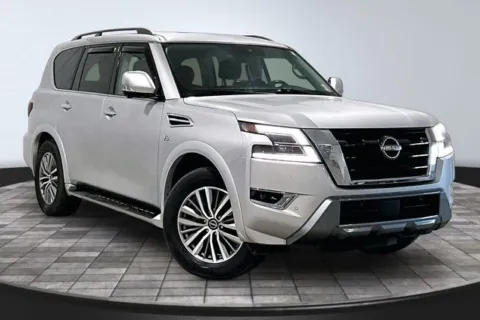 Silver 2021 Nissan Armada SL for sale in Fort Wayne, IN