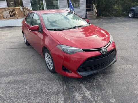 Red 2017 Toyota Corolla LE for sale in Fort Wayne, IN