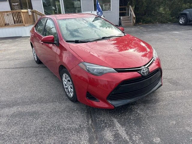 Red 2017 Toyota Corolla LE for sale in Fort Wayne, IN