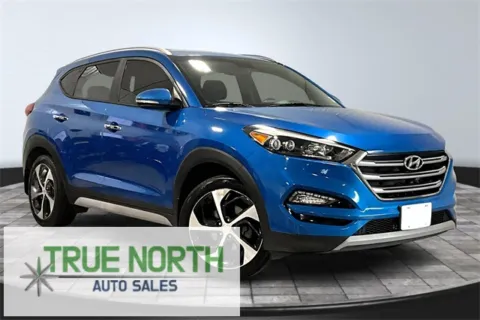 Blue 2018 Hyundai Tucson Limited for sale in Fort Wayne, IN