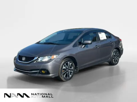 Silver 2014 Honda Civic EX for sale in Merritt Island, FL