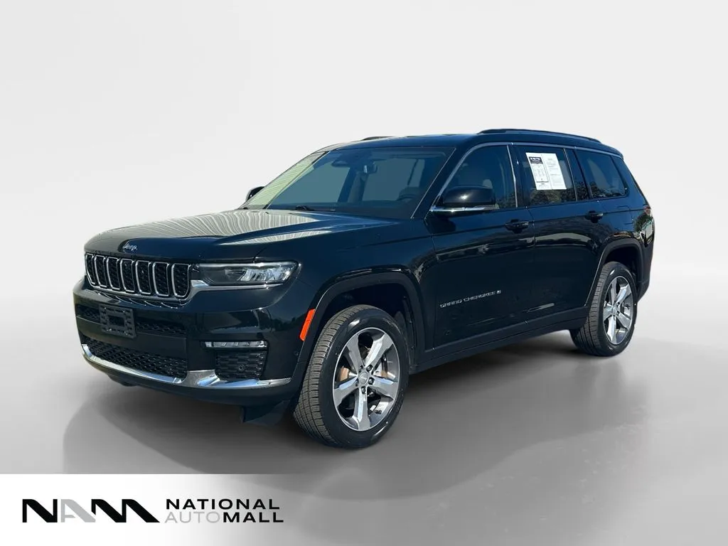 Black 2021 Jeep Grand Cherokee L Limited for sale in Merritt Island, FL