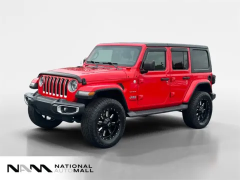 Red 2018 Jeep Wrangler Unlimited Sahara for sale in Merritt Island, FL