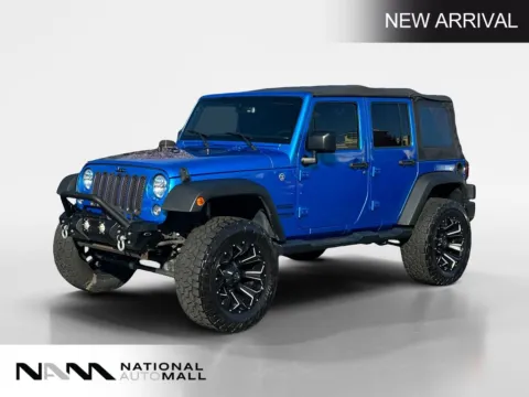 Blue 2016 Jeep Wrangler Unlimited Sport for sale in Merritt Island, FL